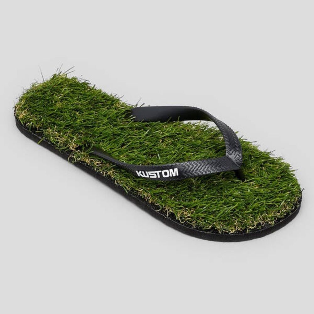 Kustom Keep On The‎ Grass Thong size 11 Green nwt